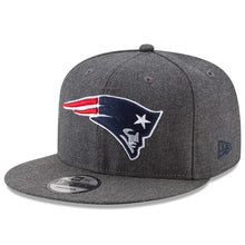 Load image into Gallery viewer, New Era New England Patriots Heather Gray Crafted in the USA 9FIFTY Snapback Adjustable Hat