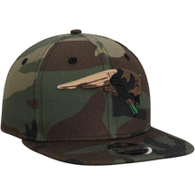 Load image into Gallery viewer, New Era New England Patriots Tonal Woodland Camo Capped 9FIFTY Adjustable Hat