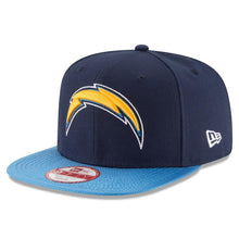 Load image into Gallery viewer, New Era Los Angeles Chargers Navy 2016 Sideline Official Original Fit 9FIFTY Snapback Adjustable Hat