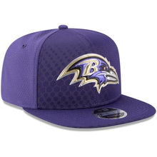 Load image into Gallery viewer, New Era Baltimore Ravens Purple 2017 Color Rush 9FIFTY Snapback Adjustable Hat