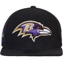 Load image into Gallery viewer, New Era Ray Lewis Baltimore Ravens Black Signature Side 9FIFTY Adjustable Snapback Hat