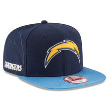 Load image into Gallery viewer, New Era Los Angeles Chargers Navy 2016 Sideline Official Original Fit 9FIFTY Snapback Adjustable Hat