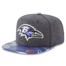 Load image into Gallery viewer, New Era Baltimore Ravens Graphite NFL Spotlight Original Fit 9FIFTY Snapback Adjustable Hat