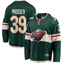 Load image into Gallery viewer, Nate Prosser Minnesota Wild Player Swingman Jersey