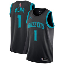Load image into Gallery viewer, Malik Monk Charlotte Hornets Jordan Black Swingman City Edition Jersey 2018 - 2019