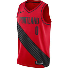 Load image into Gallery viewer, Damian Lillard Portland Trail Blazers Red Swingman Jersey 2018 - 2019