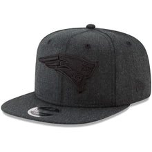 Load image into Gallery viewer, New Era New England Patriots Heathered Black Total Tone Snap 9FIFTY Adjustable Hat