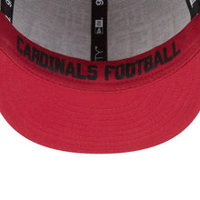 Load image into Gallery viewer, New Era Arizona Cardinals Heather Gray/Cardinal 2018 NFL Draft Official On-Stage 9FIFTY Snapback Adjustable Hat