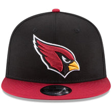Load image into Gallery viewer, New Era Arizona Cardinals Baycik Snapback Adjustable Hat - Black/Cardinal