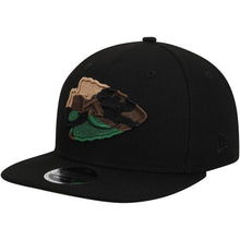 Load image into Gallery viewer, New Era Kansas City Chiefs Black Camo Capped 9FIFTY Adjustable Hat