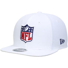 Load image into Gallery viewer, New Era NFL Shield Logo White Original Fit 9FIFTY Adjustable Snapback Hat