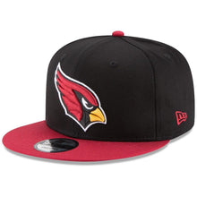 Load image into Gallery viewer, New Era Arizona Cardinals Baycik Snapback Adjustable Hat - Black/Cardinal