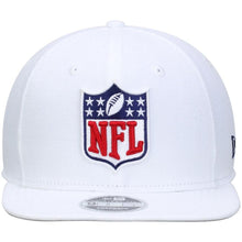 Load image into Gallery viewer, New Era NFL Shield Logo White Original Fit 9FIFTY Adjustable Snapback Hat