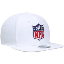 Load image into Gallery viewer, New Era NFL Shield Logo White Original Fit 9FIFTY Adjustable Snapback Hat