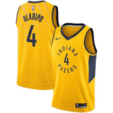 Load image into Gallery viewer, Victor Oladipo Indiana Pacers Yellow Swingman Jersey 2018 - 2019