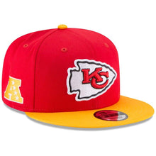 Load image into Gallery viewer, New Era Kansas City Chiefs 9FIFTY Baycik Snap Snapback Hat