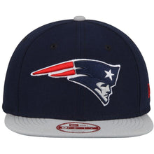 Load image into Gallery viewer, New Era Navy New England Patriots Southside Snap Original Fit 9FIFTY Adjustable Snapback Hat