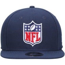 Load image into Gallery viewer, New Era NFL Shield Logo Navy Original Fit 9FIFTY Adjustable Snapback Hat
