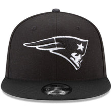 Load image into Gallery viewer, New Era New England Patriots Black B-Dub 9FIFTY Adjustable Hat