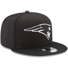 Load image into Gallery viewer, New Era New England Patriots Black B-Dub 9FIFTY Adjustable Hat