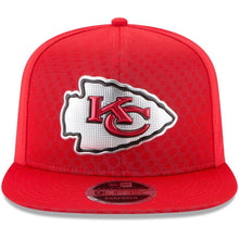Load image into Gallery viewer, New Era Kansas City Chiefs Red 2017 Color Rush 9FIFTY Snapback Adjustable Hat