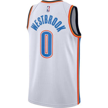 Load image into Gallery viewer, Russell Westbrook Oklahoma City Thunder White Swingman Jersey 2018 - 2019