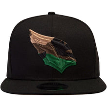 Load image into Gallery viewer, New Era Arizona Cardinals Black Camo Capped 9FIFTY Adjustable Hat