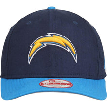 Load image into Gallery viewer, New Era Los Angeles Chargers Navy/Powder Blue Detailed Vize Original Fit 9FIFTY Snapback Adjustable Hat