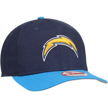 Load image into Gallery viewer, New Era Los Angeles Chargers Navy/Powder Blue Detailed Vize Original Fit 9FIFTY Snapback Adjustable Hat