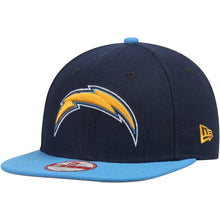 Load image into Gallery viewer, New Era Navy Los Angeles Chargers Southside Snap Original Fit 9FIFTY Adjustable Snapback Hat