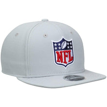 Load image into Gallery viewer, New Era NFL Shield Logo Gray Original Fit 9FIFTY Adjustable Snapback Hat