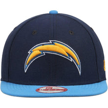 Load image into Gallery viewer, New Era Navy Los Angeles Chargers Southside Snap Original Fit 9FIFTY Adjustable Snapback Hat