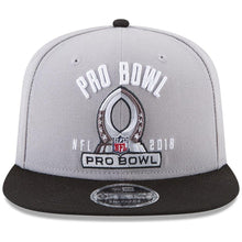 Load image into Gallery viewer, New Era Gray/Black 2018 Pro Bowl Establisher 9FIFTY Adjustable Snapback Hat