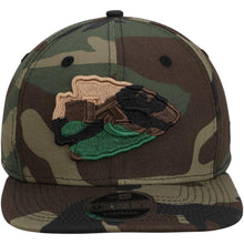 Load image into Gallery viewer, New Era Kansas City Chiefs Tonal Woodland Camo Capped 9FIFTY Adjustable Hat