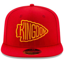 Load image into Gallery viewer, New Era Red Kansas City Chiefs Kingdom 9FIFTY Adjustable Snapback Hat