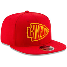 Load image into Gallery viewer, New Era Red Kansas City Chiefs Kingdom 9FIFTY Adjustable Snapback Hat