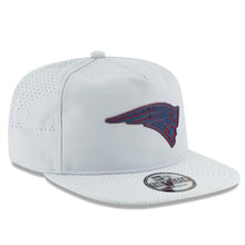 Load image into Gallery viewer, New Era New England Patriots Gray 2018 Training Camp Official Golfer Hat