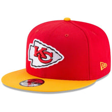 Load image into Gallery viewer, New Era Kansas City Chiefs 9FIFTY Baycik Snap Snapback Hat