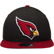 Load image into Gallery viewer, New Era Arizona Cardinals Black/Cardinal Homer 9FIFTY Adjustable Snapback Hat