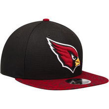 Load image into Gallery viewer, New Era Arizona Cardinals Black/Cardinal Homer 9FIFTY Adjustable Snapback Hat