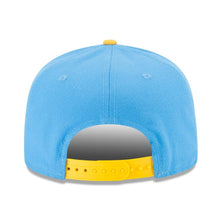 Load image into Gallery viewer, New Era Los Angeles Chargers Powder Blue/Gold Historic Logo Baycik 9FIFTY Snapback Adjustable Hat