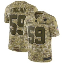 Load image into Gallery viewer, Carolina Panthers Luke Kuechly Camo Jersey 2018 - 2019