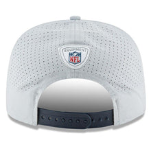 Load image into Gallery viewer, New Era New England Patriots Gray 2018 Training Camp Official Golfer Hat