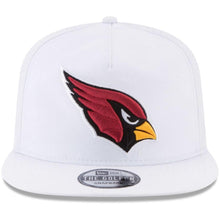 Load image into Gallery viewer, New Era Arizona Cardinals White 2017 Training Camp Official A-Frame Golfer Hat
