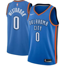 Load image into Gallery viewer, Russell Westbrook Oklahoma City Thunder Blue Swingman Jersey 2018 - 2019