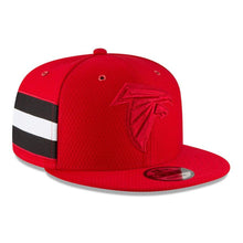 Load image into Gallery viewer, New Era Atlanta Falcons Red 2018 NFL Sideline Color Rush Official 9FIFTY Snapback Adjustable Hat