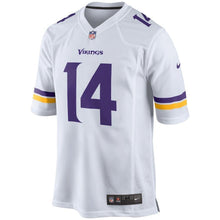 Load image into Gallery viewer, Stefon Diggs Minnesota Vikings Game Jersey - White 2018/2019
