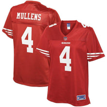 Load image into Gallery viewer, Nick Mullens San Francisco 49ers Pro Line Women's Player Jersey – Scarlet 2018/2019