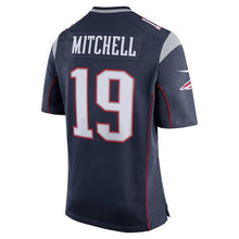 Load image into Gallery viewer, Malcolm Mitchell New England Patriots Navy Super Bowl LI Bound Game Jersey 2019