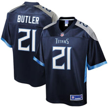 Load image into Gallery viewer, Malcolm Butler Tennessee Titans Pro Line Team Player Jersey – Navy 2018/2019